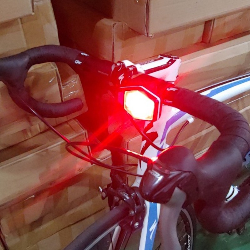 HUIB 자전거 테일라이트 자전거 후미등 안전등